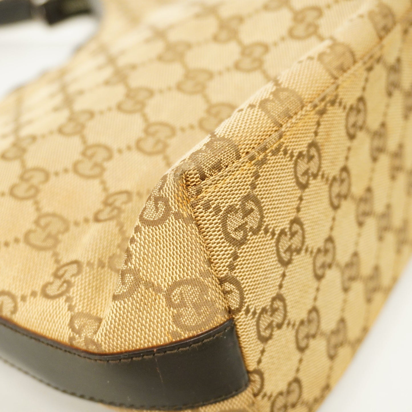 GUCCI GG Canvas Handbag 000 0602 Women's Handbag Beige,Brown