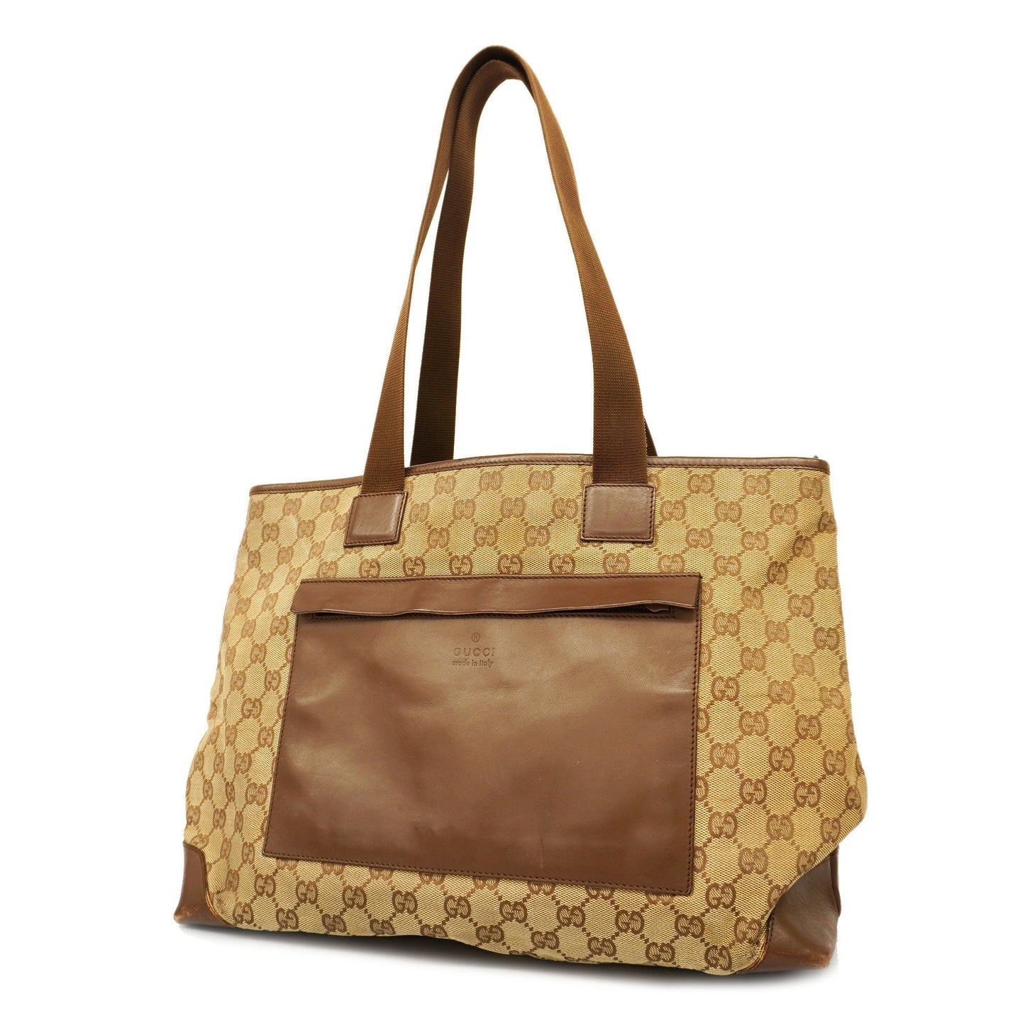 GUCCI GG Canvas Tote Bag 019 0426 Women's Tote Bag Beige,Brown