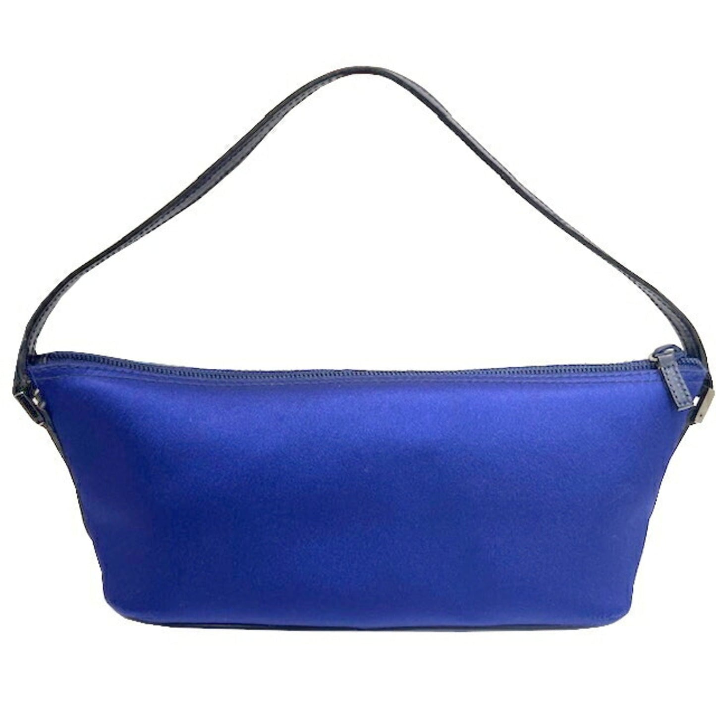 Gucci Accessory Pouch 039.1103 Satin Leather Blue Mini Bag Ladies
