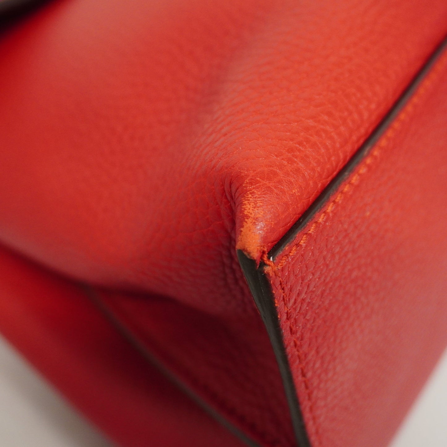 Gucci Bamboo 2way Bag 392013 Women's Leather Handbag,Shoulder Bag Red Color