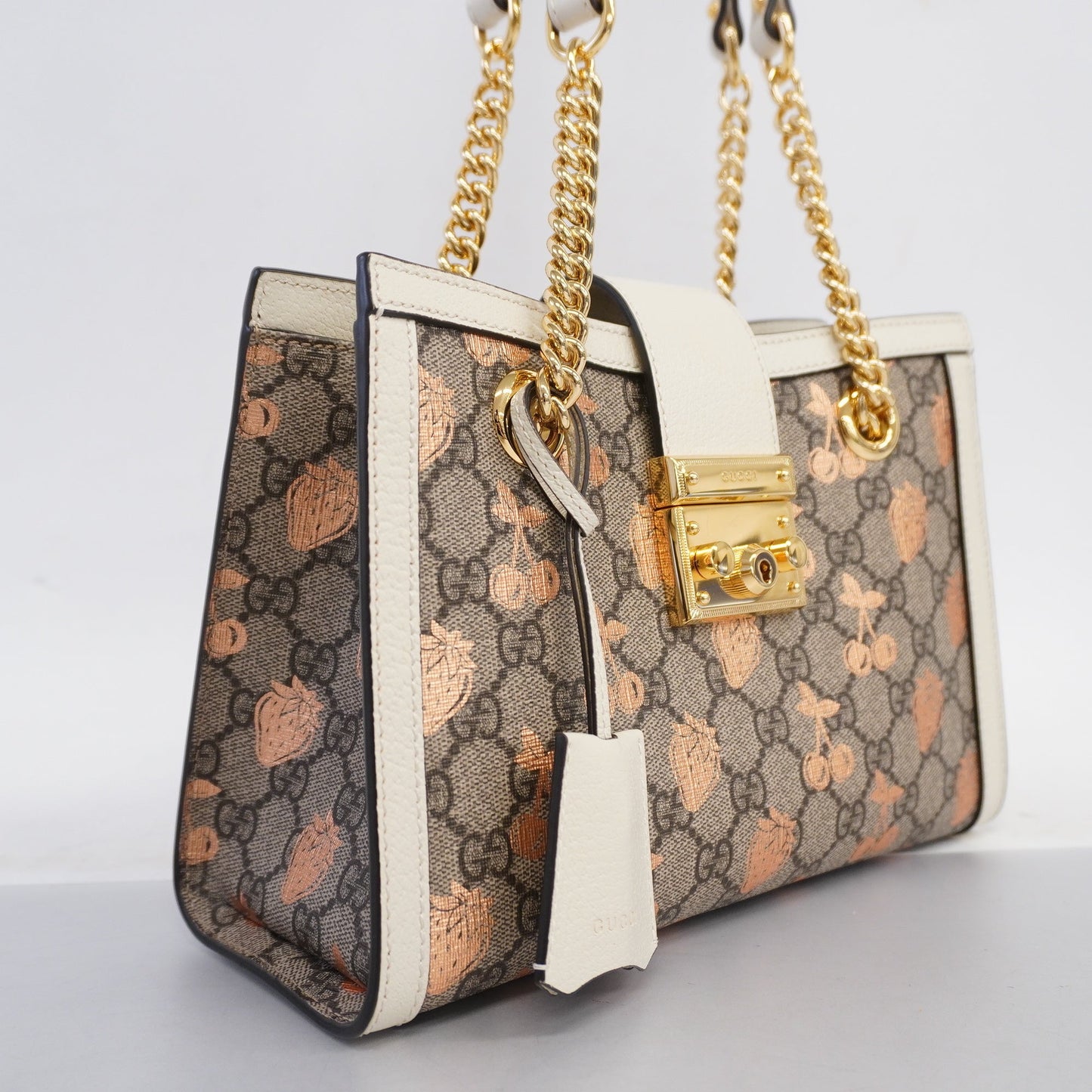 GUCCIAuth Padlock Shoulder Bag 498156 Women's GG Supreme,Leather Shoulder Bag