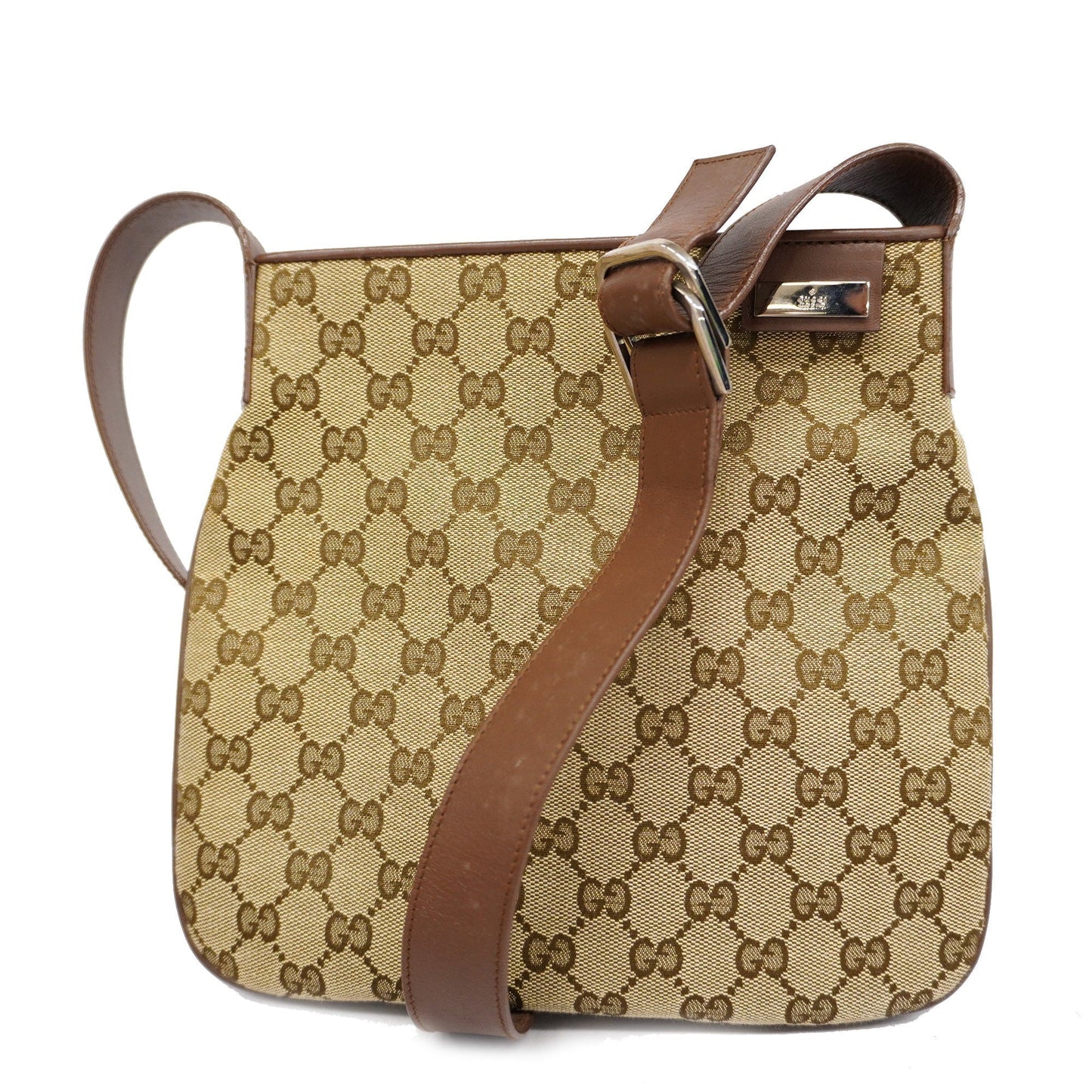 GUCCI GG Canvas Tote Bag 019 0422 Women's Handbag,Tote Bag Beige,Brown