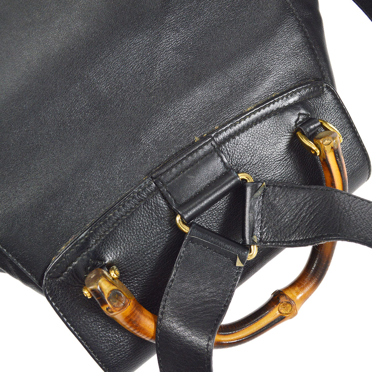 GUCCI Bamboo Backpack Black 26801