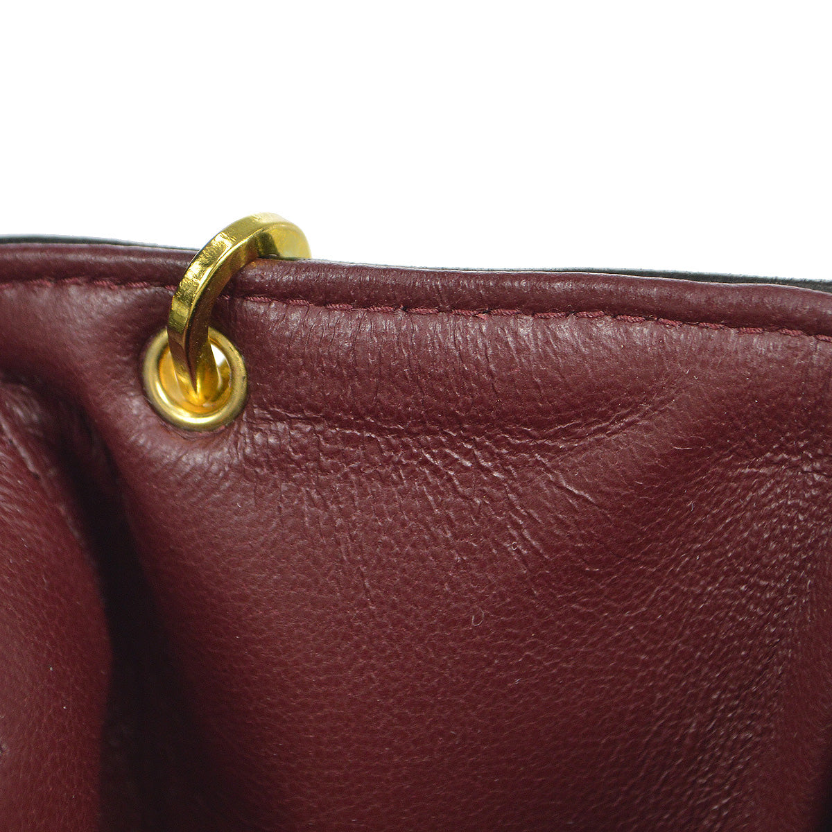 Chanel 1994-1996 Small Diana Chain Shoulder Bag Black Lambskin