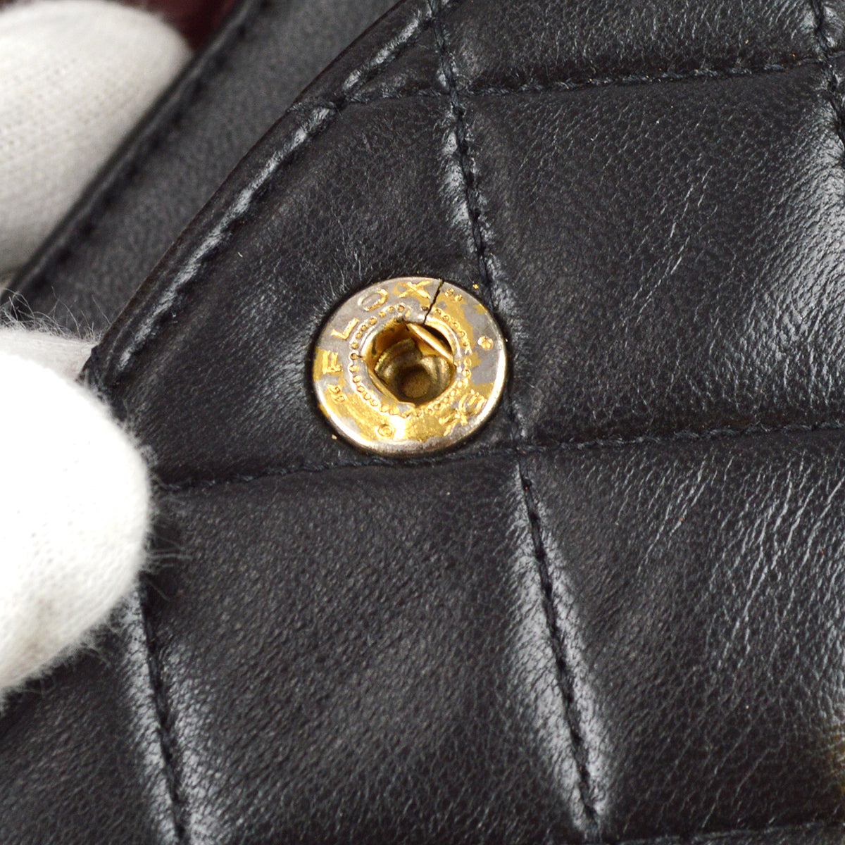 Chanel 1991-1994 Classic Double Flap Small Shoulder Bag Black Lambskin