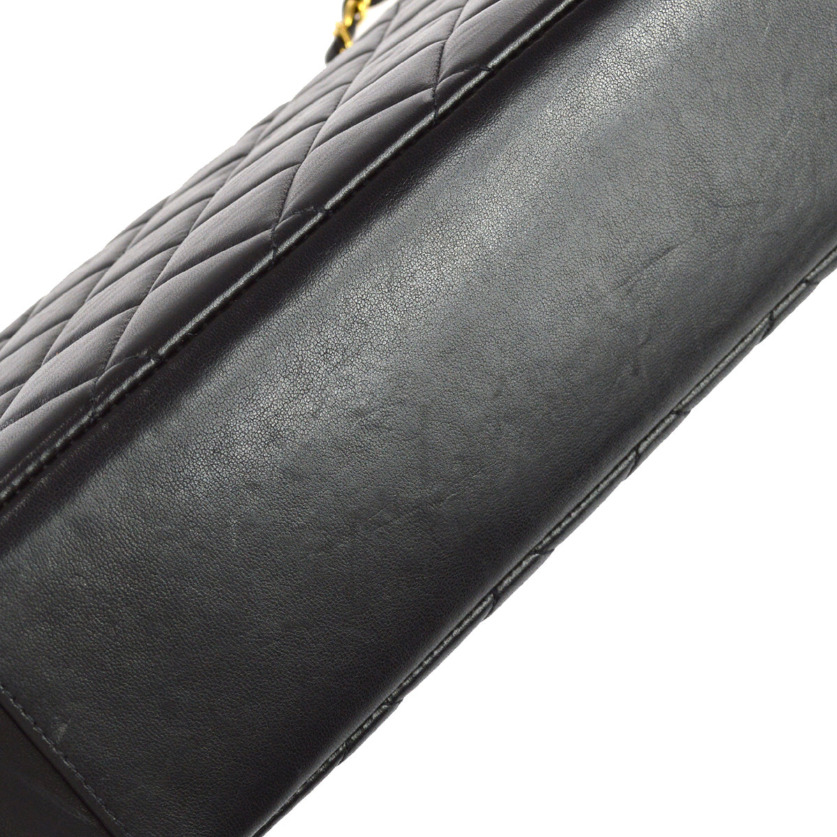 Chanel Medium Diana Chain Shoulder Bag Black Lambskin