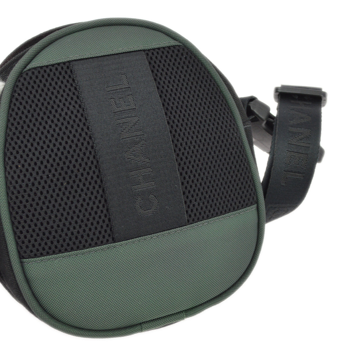 Chanel 2003-2004 Black Green Sport Line Bum Shoulder Bag