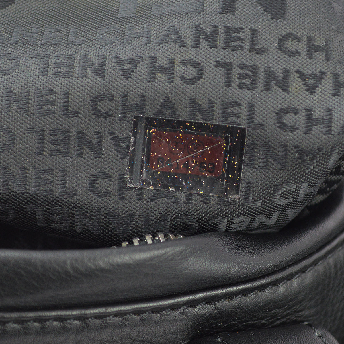 Chanel 2003-2004 Black Calfskin 2way Shoulder Handbag