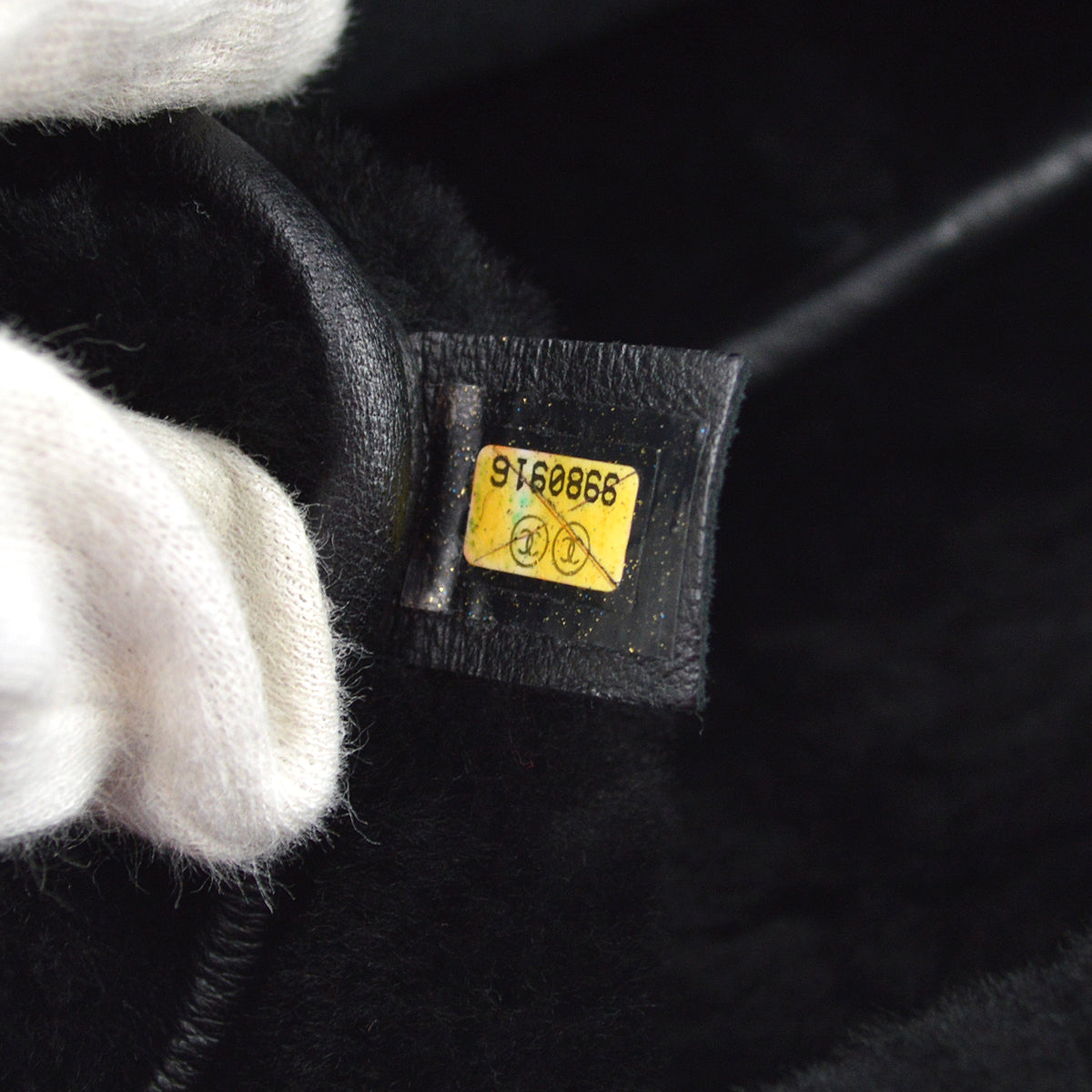 Chanel 2004-2005 Sheepskin Mademoiselle Lock Shoulder Bag