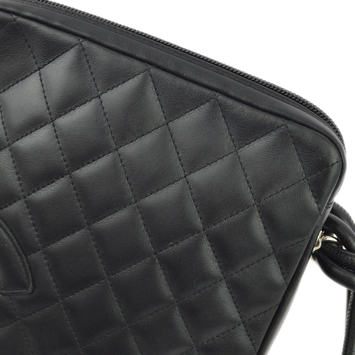 Chanel 2004-2005 Calfskin Cambon Ligne Shoulder Bag