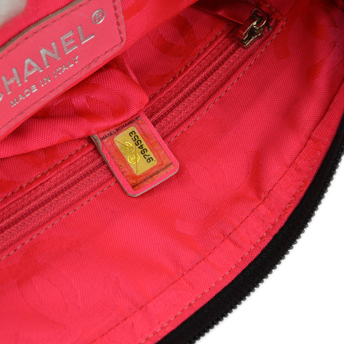 Chanel 2004-2005 Calfskin Cambon Ligne Shoulder Bag