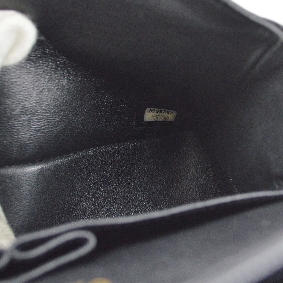 Chanel 2001-2003 Black Caviar Small Classic Double Flap Shoulder Bag