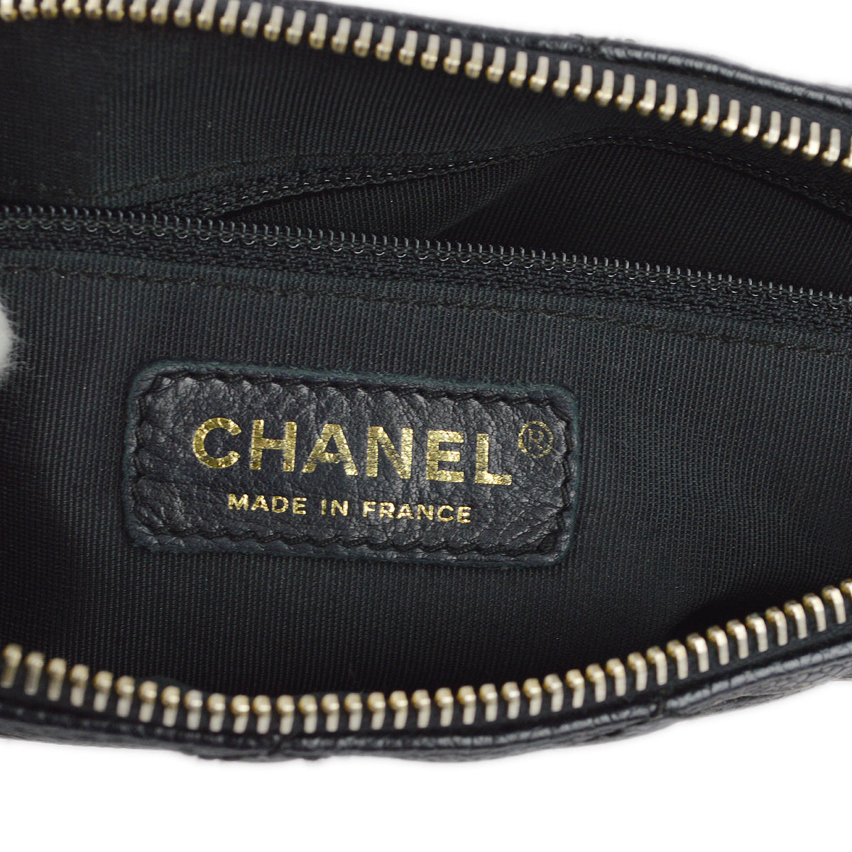Chanel 2001-2003 Black Caviar Shoulder Bag