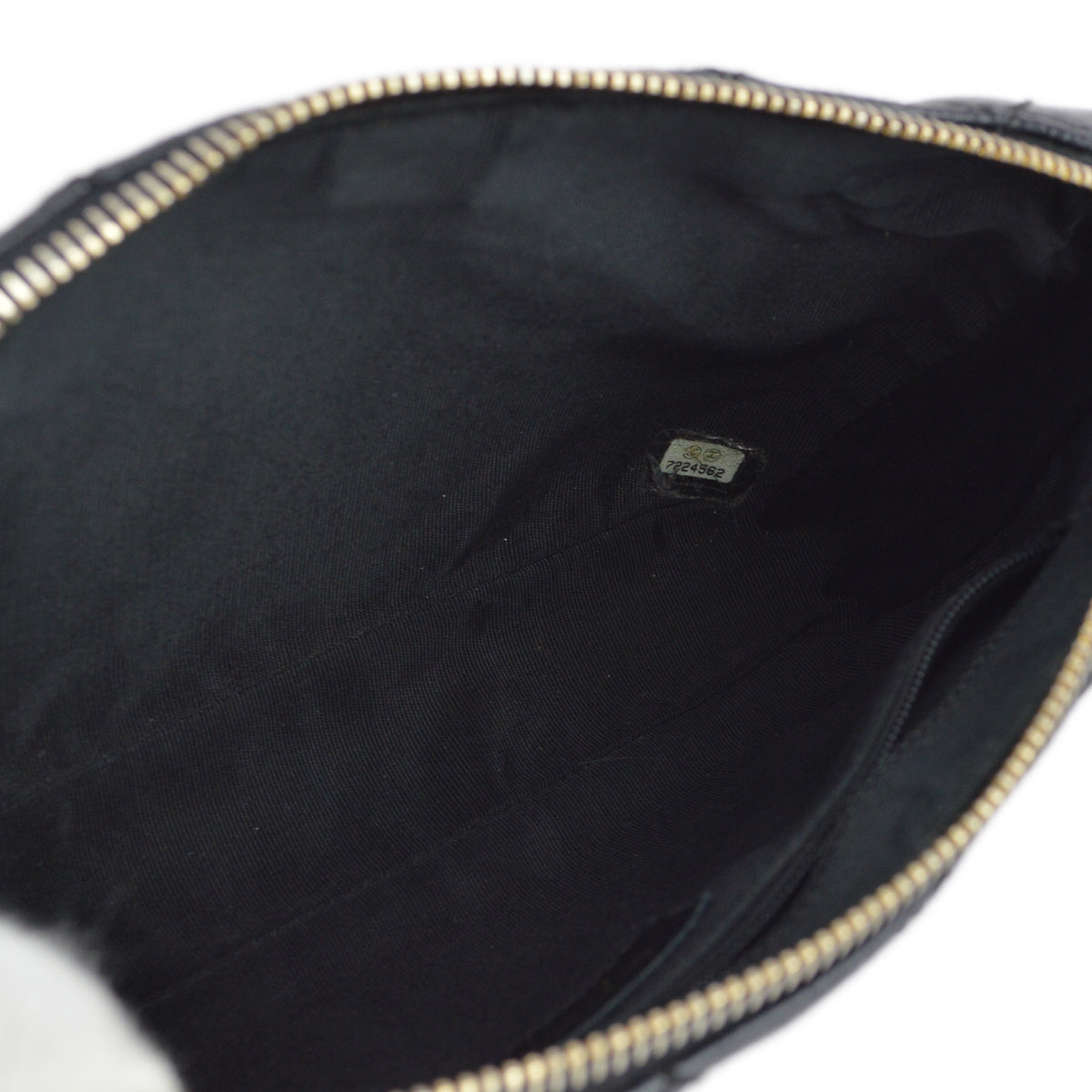 Chanel 2001-2003 Black Caviar Shoulder Bag