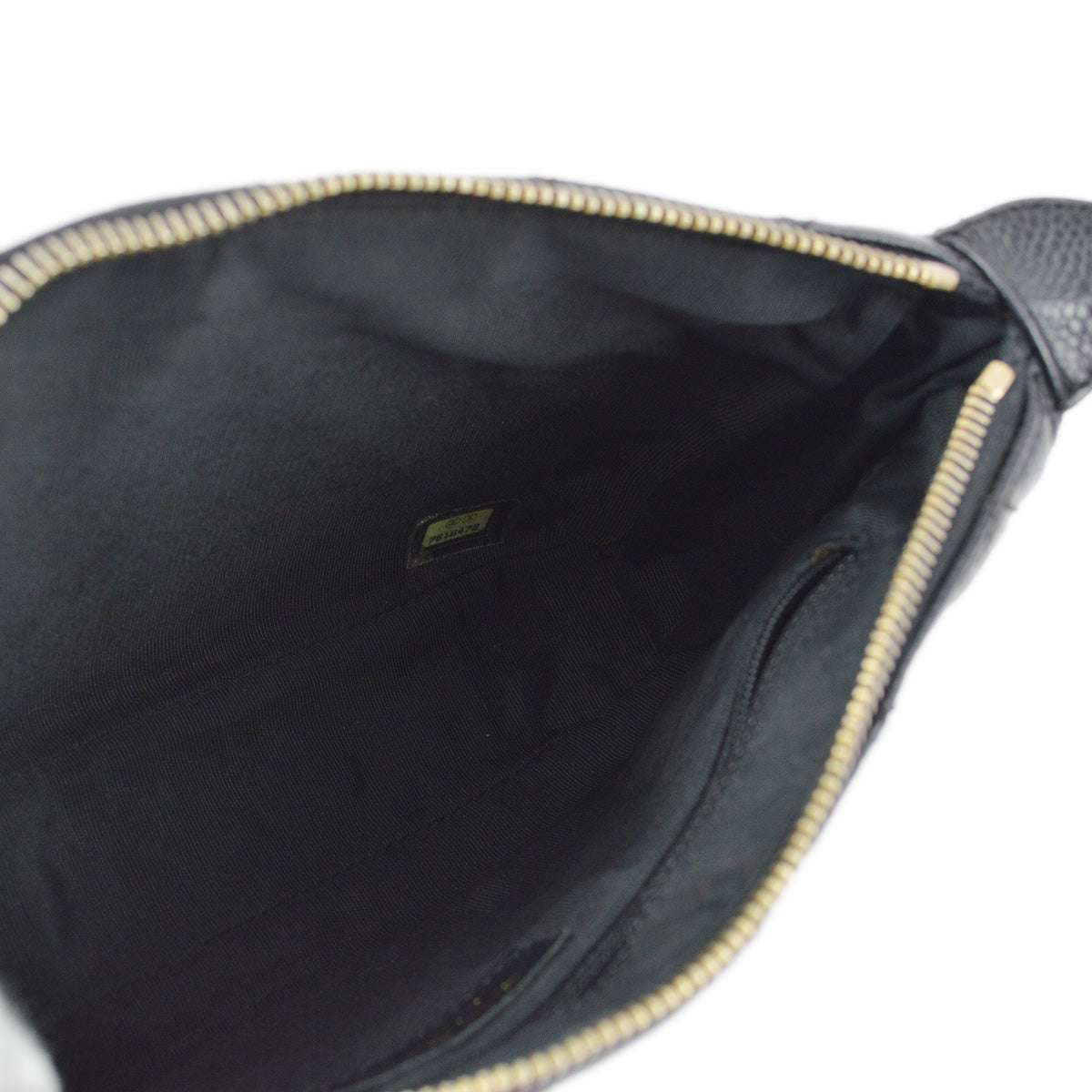 Chanel 2001-2003 Black Caviar Shoulder Bag