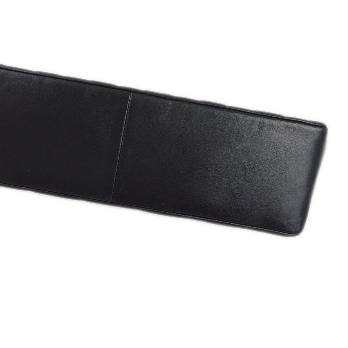 Chanel Black Lambskin Straight Flap Shoulder Bag