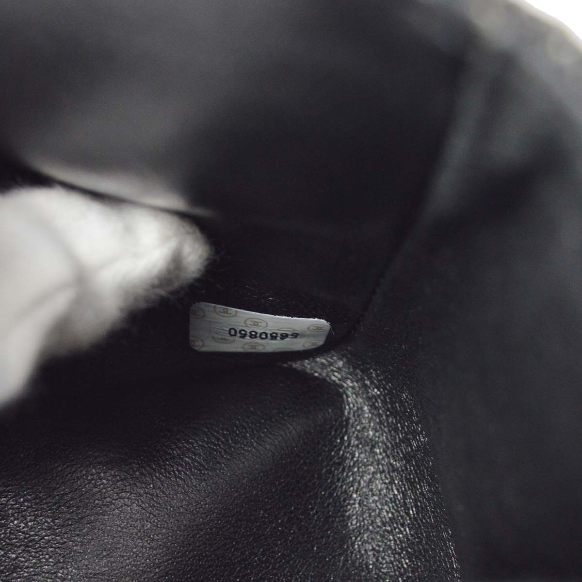 Chanel * 1997-1999 Black Denim Small Classic Double Flap Shoulder Bag
