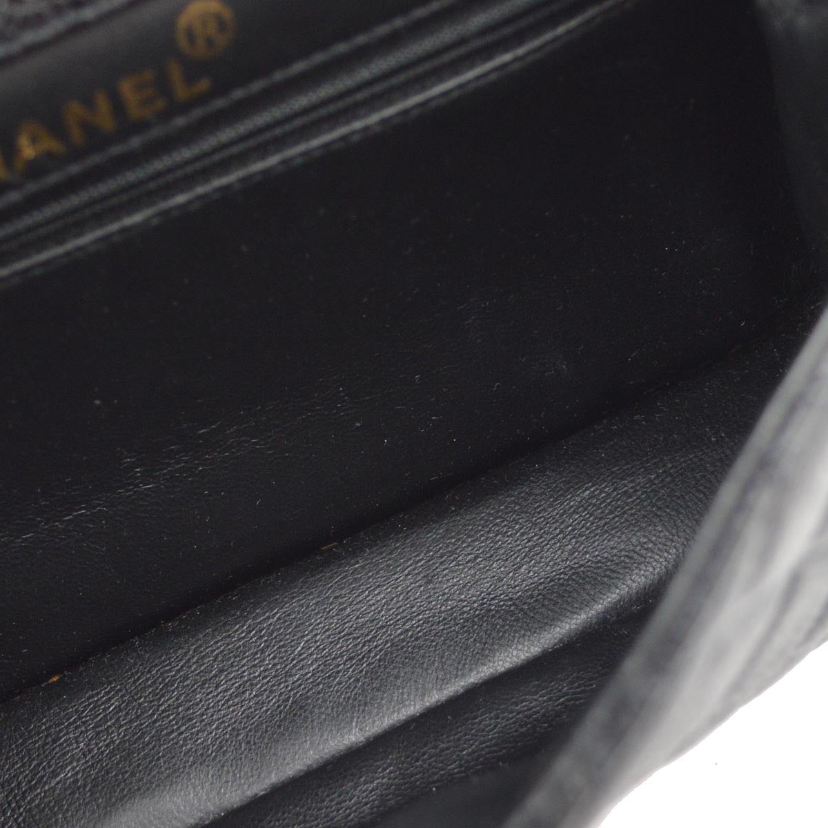 Chanel 1996-1997 Black Caviar Double Sided Classic Flap Shoulder Bag