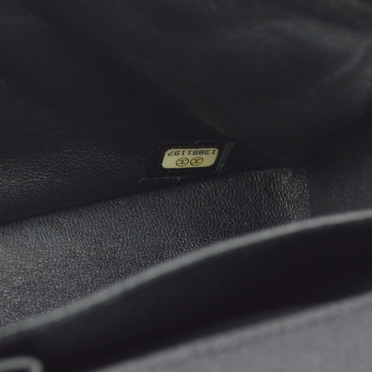 Chanel 2009-2010 Black Caviar East West Shoulder Bag