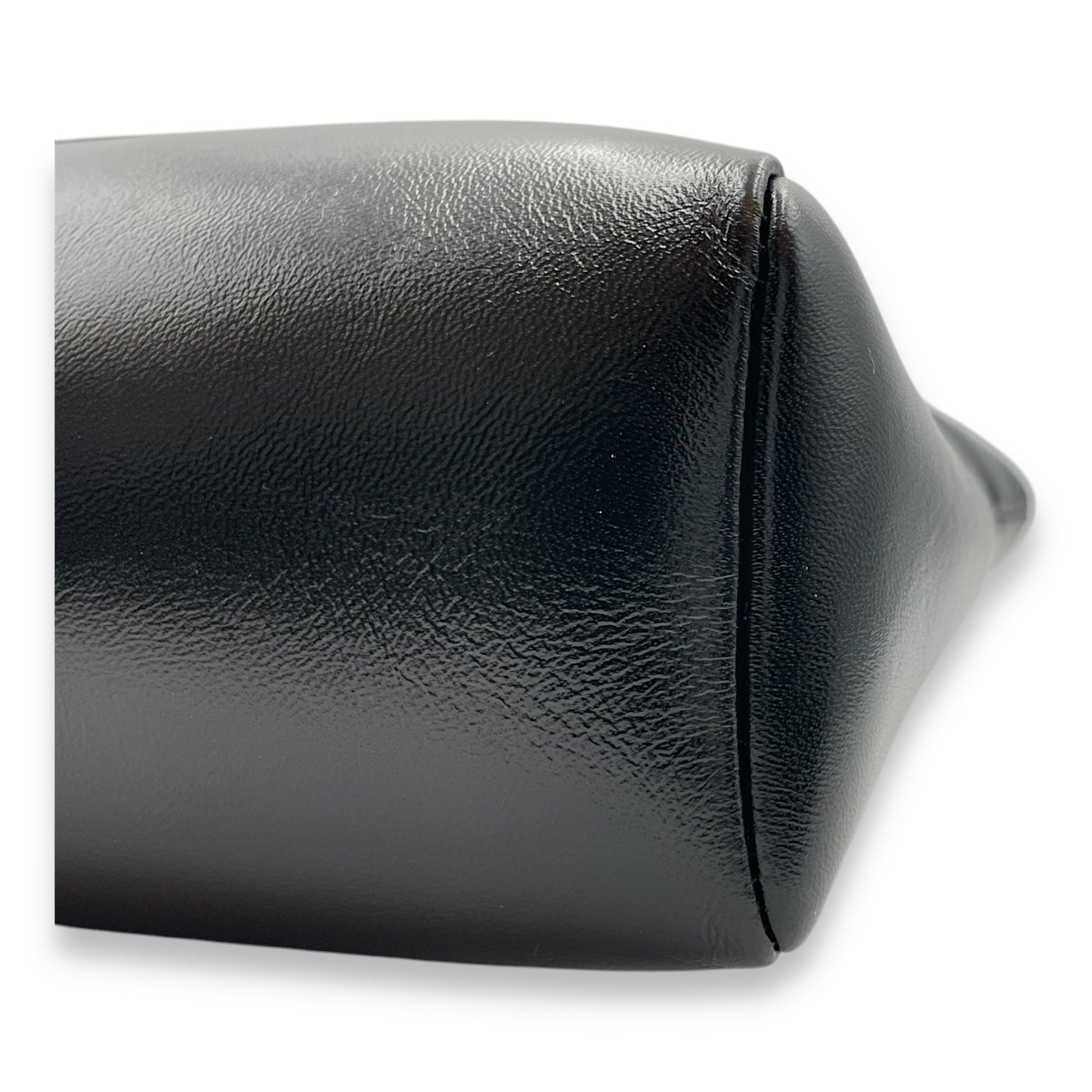 31 Shopping Tote 36x25x7cm Black Shoulder Bag in Shiny lambskin, Gold hardware