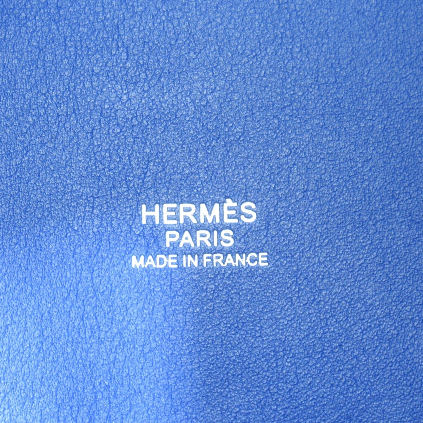Hermes Picotin Lock Car Goat PM Blue Tote Bag Bag Leather Linen Tote Bag Blue