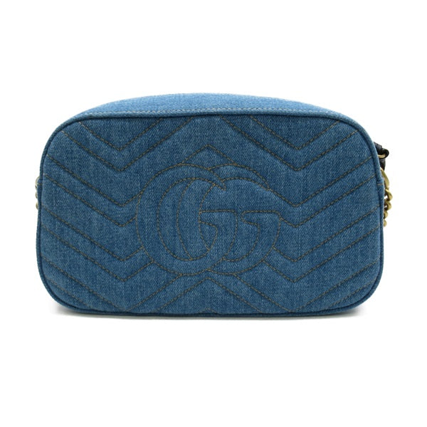 Gucci Marmont Denim Crossbody Bag - '10s