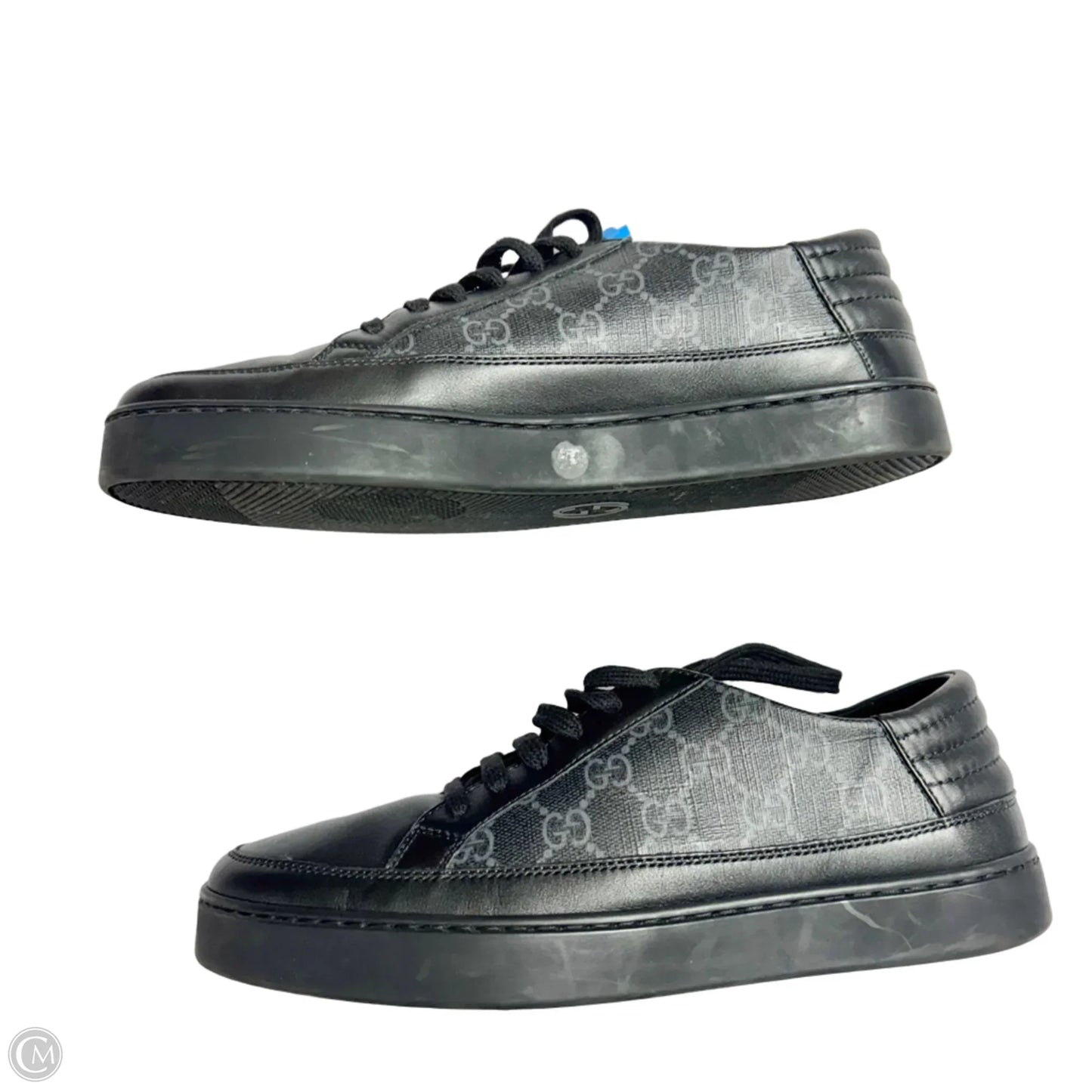 Shoes Luxury Designer By Gucci In Black, Size: 8
