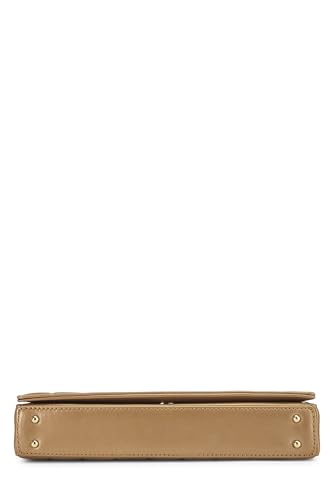 Chanel, Gold Leather Chocolate Bar Shoulder Bag Medium, Gold