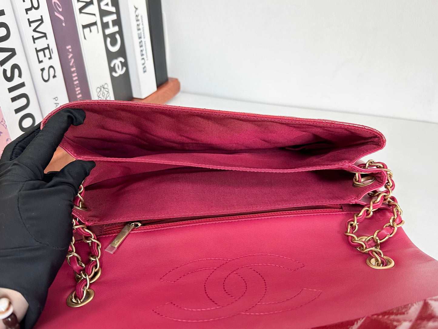 Chanel Pagoda Accordion Flap Bag - Red Shoulder Bags, Handbags #E
