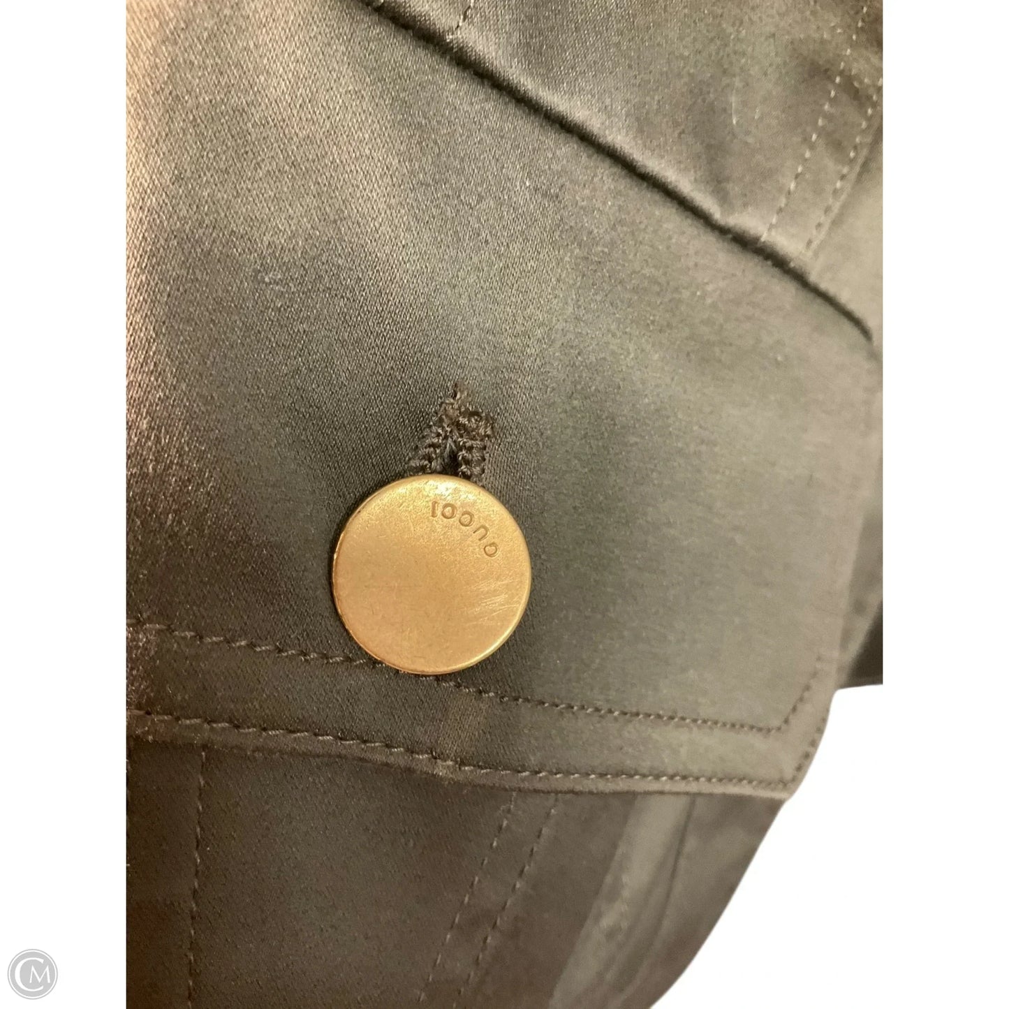 Jacket Luxury Designer By Gucci In Green, Size: S