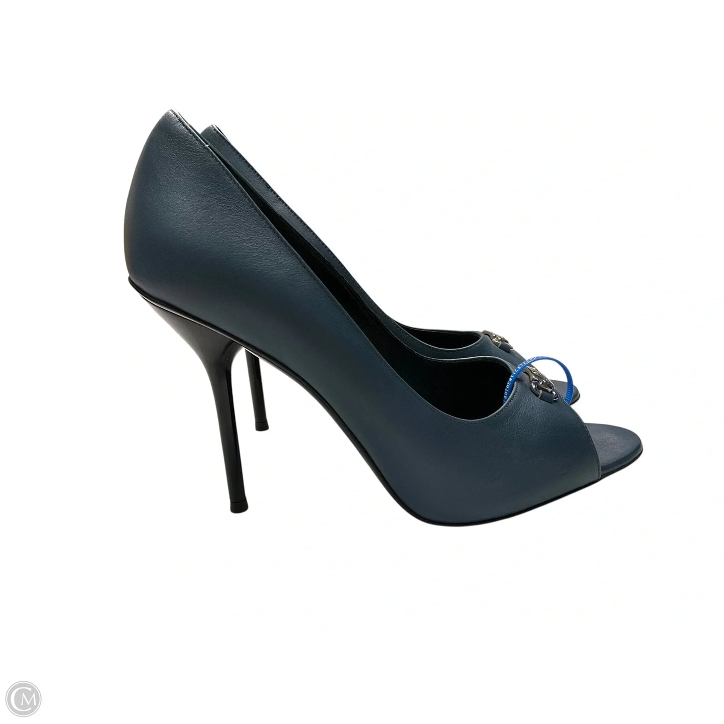 Shoes Luxury Designer By Gucci In Blue, Size: 8.5