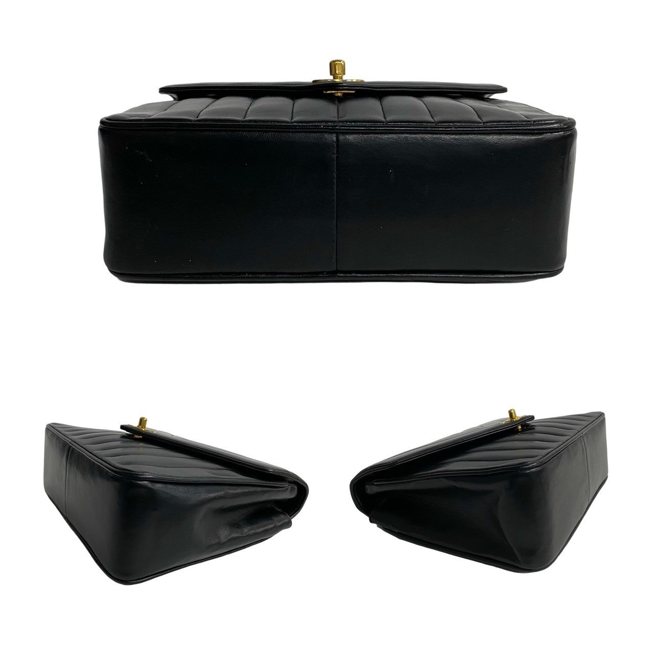 CHANEL Shoulder Bag lambskin black