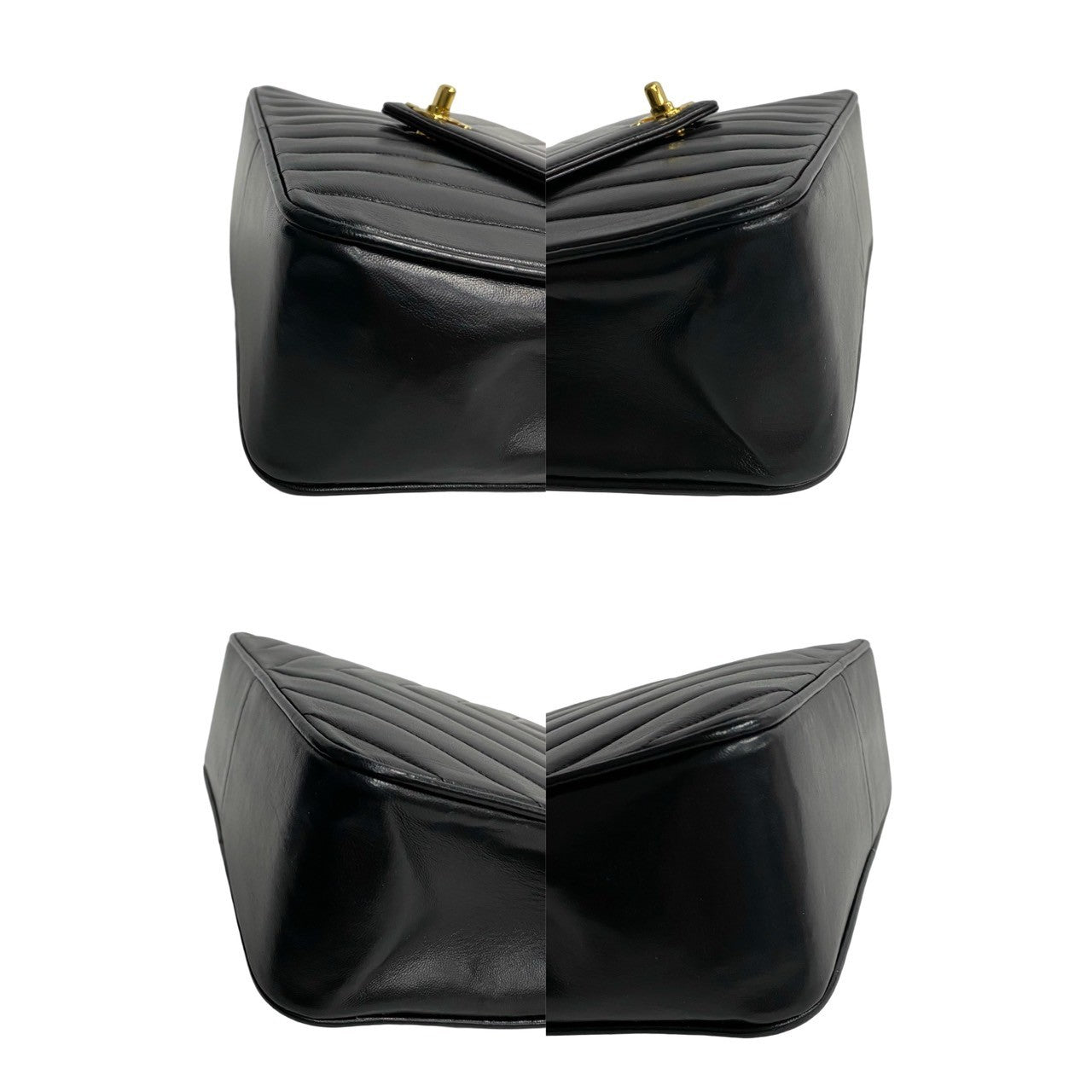 CHANEL Shoulder Bag lambskin black