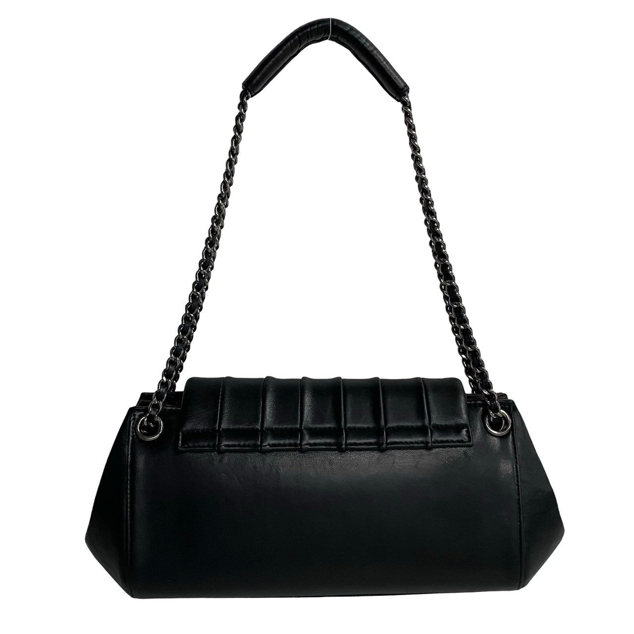 CHANEL Shoulder Bag lambskin black Mademoiselle Chain Shoulder