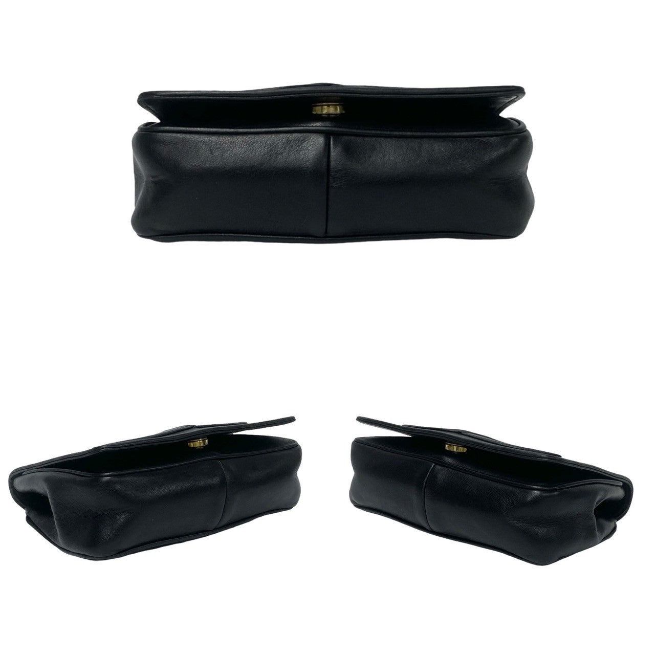 CHANEL Shoulder Bag lambskin black