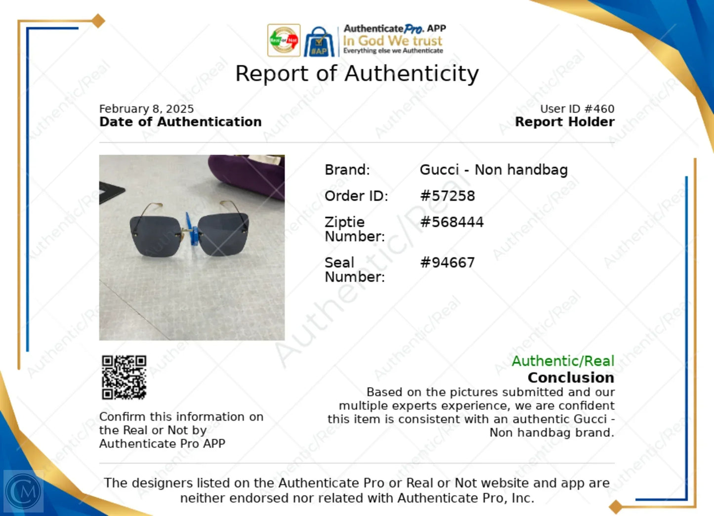 Sunglasses Luxury Designer By Gucci