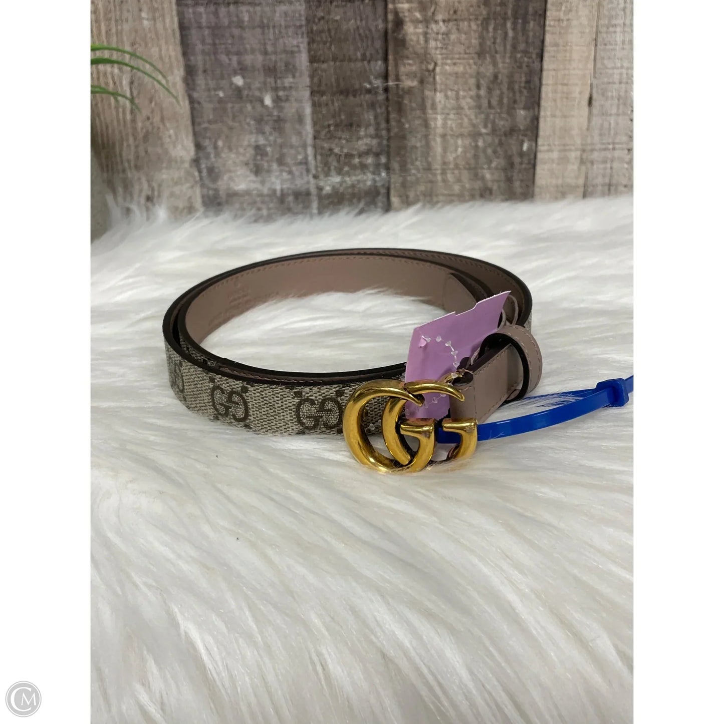 Belt Luxury Designer By Gucci, Size: Small