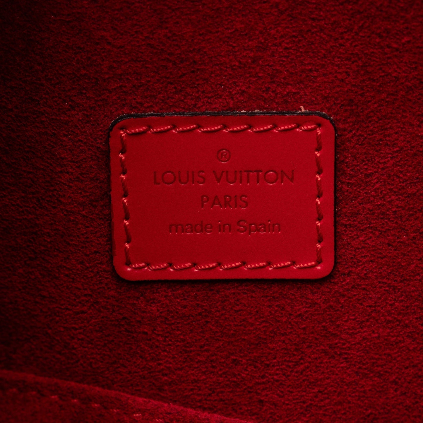 Red Louis Vuitton Epi Voltaire Shoulder Bag