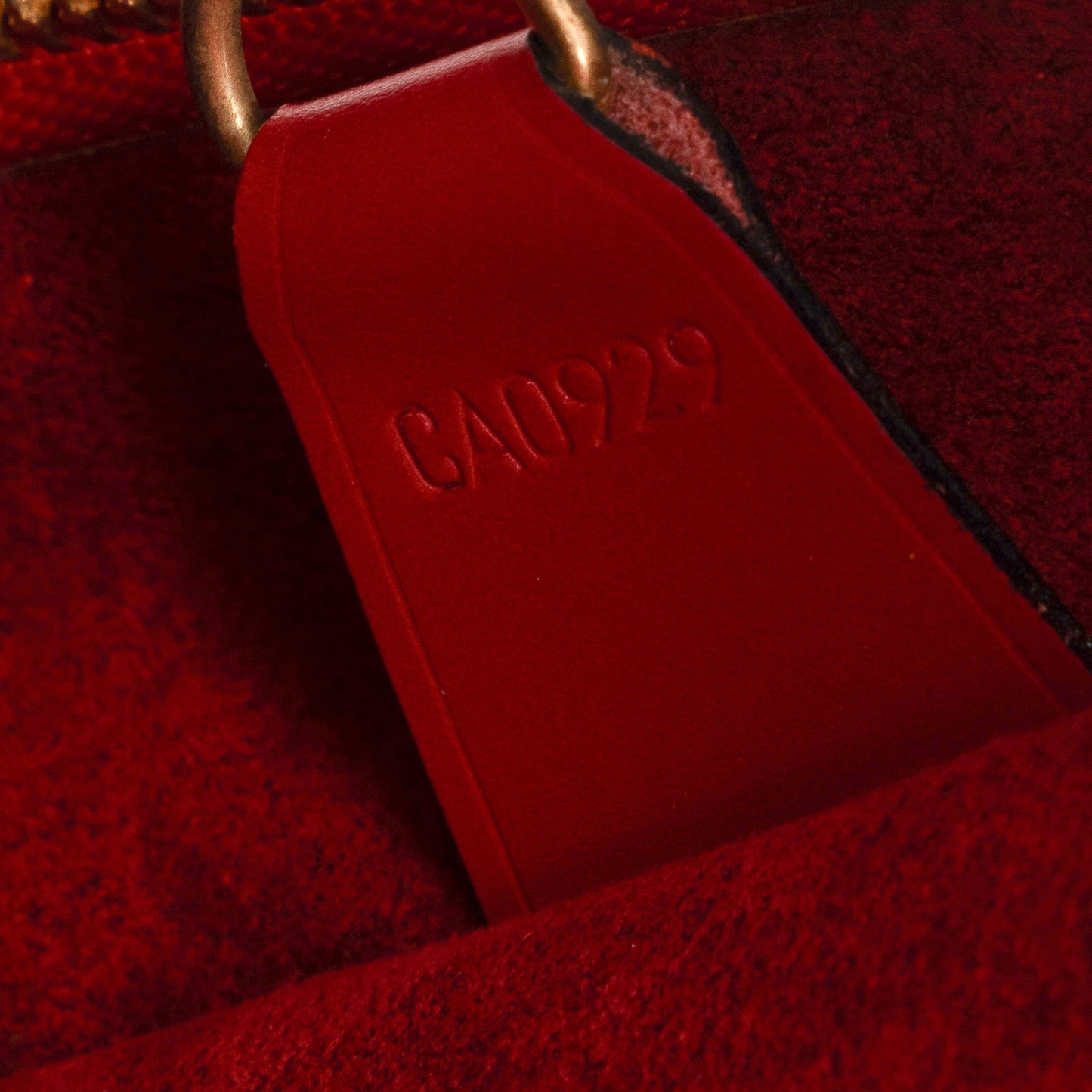 Red Louis Vuitton Epi Voltaire Shoulder Bag