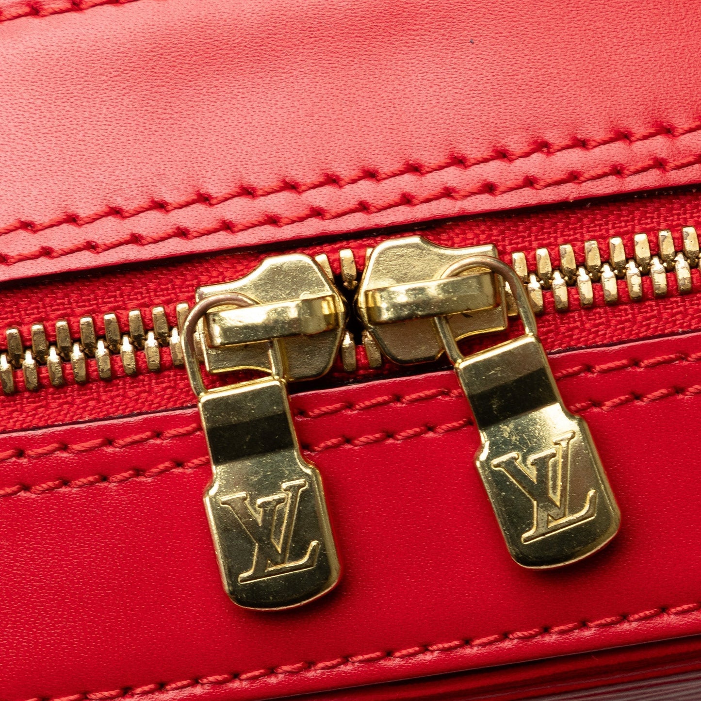 Red Louis Vuitton Epi Voltaire Shoulder Bag