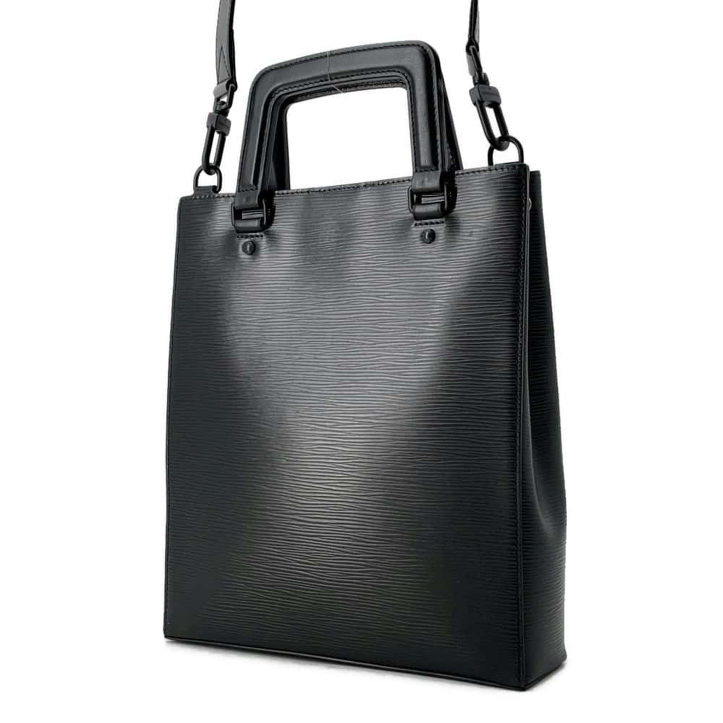 Louis Vuitton Noir Epi Leather Handbag Shoulder Bag