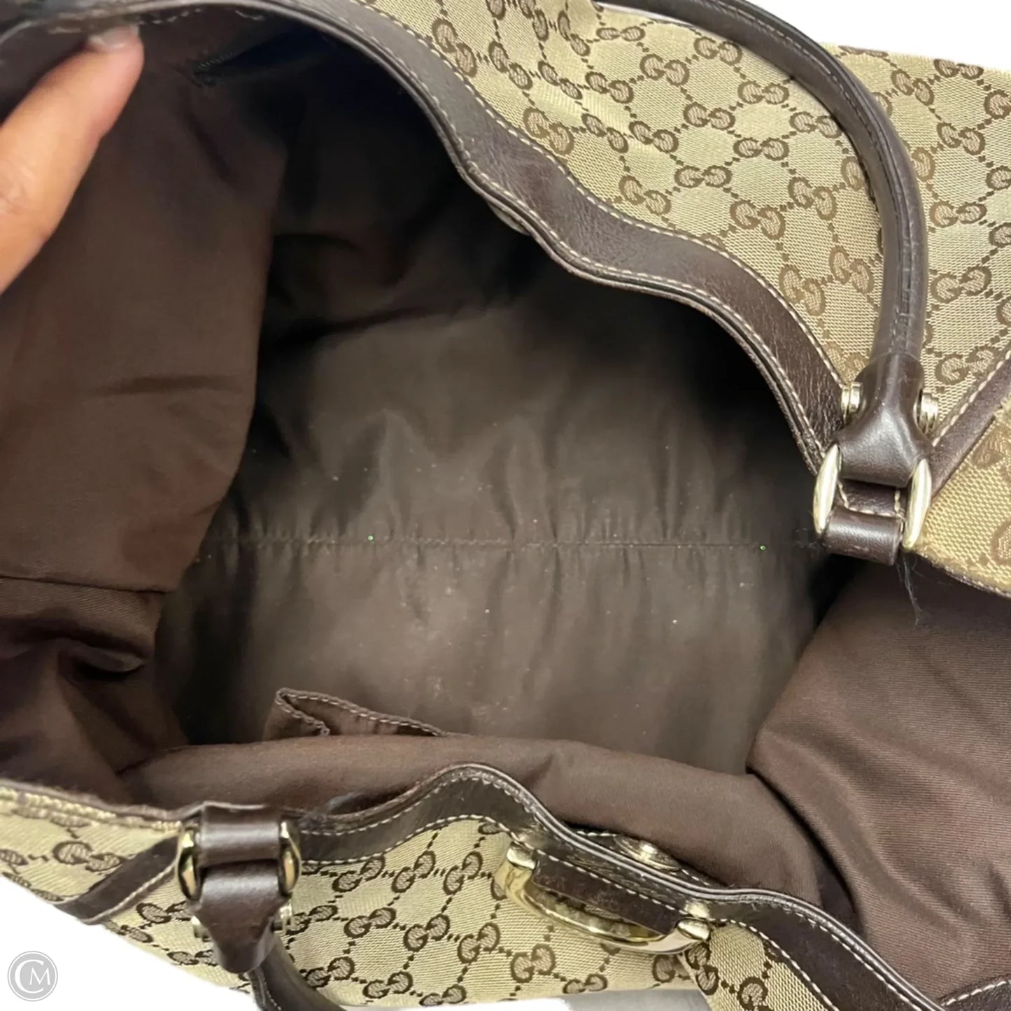 Handbag Luxury Designer By Gucci, Size: Large