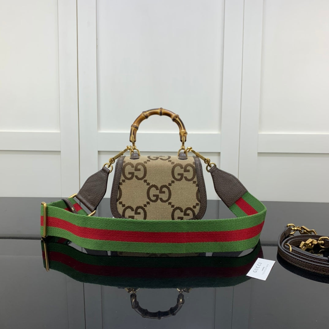 BOLSA GUCCI BAMBOO 1947 PEQUENA