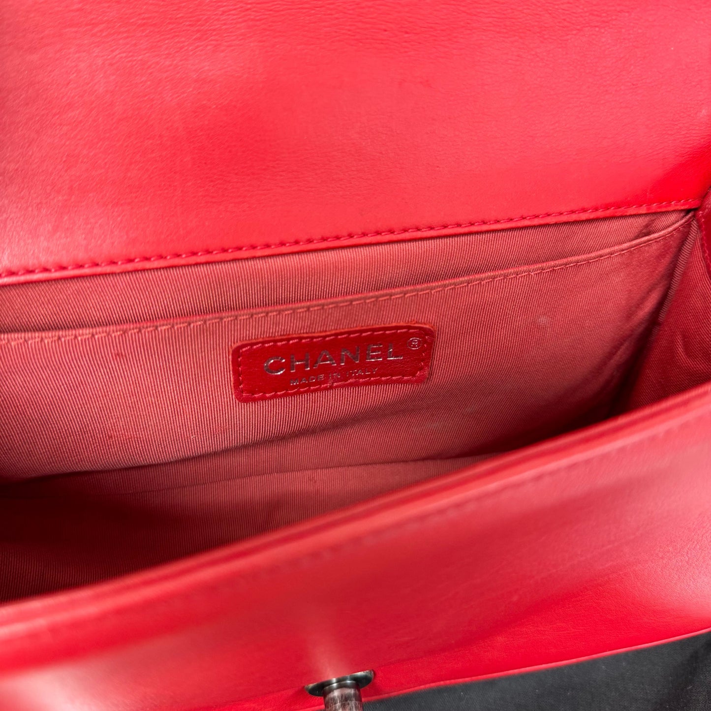Chanel Medium Boy Bag - Red Shoulder Bags, Handbags