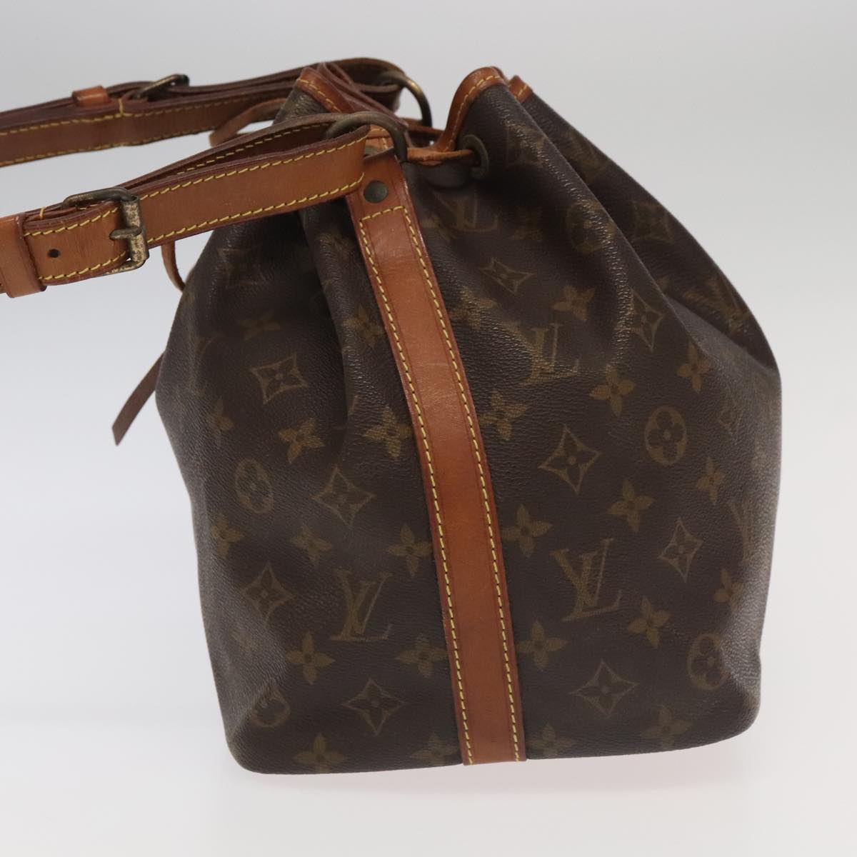 Louis Vuitton Petit Noé Canvas Shoulder Bag