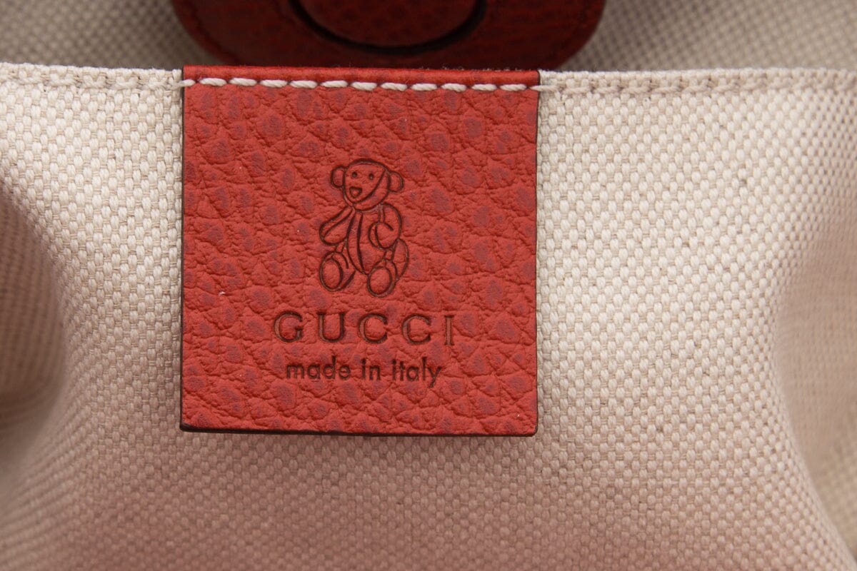 Gucci Burnt Orange Swing Tote Small Handbag