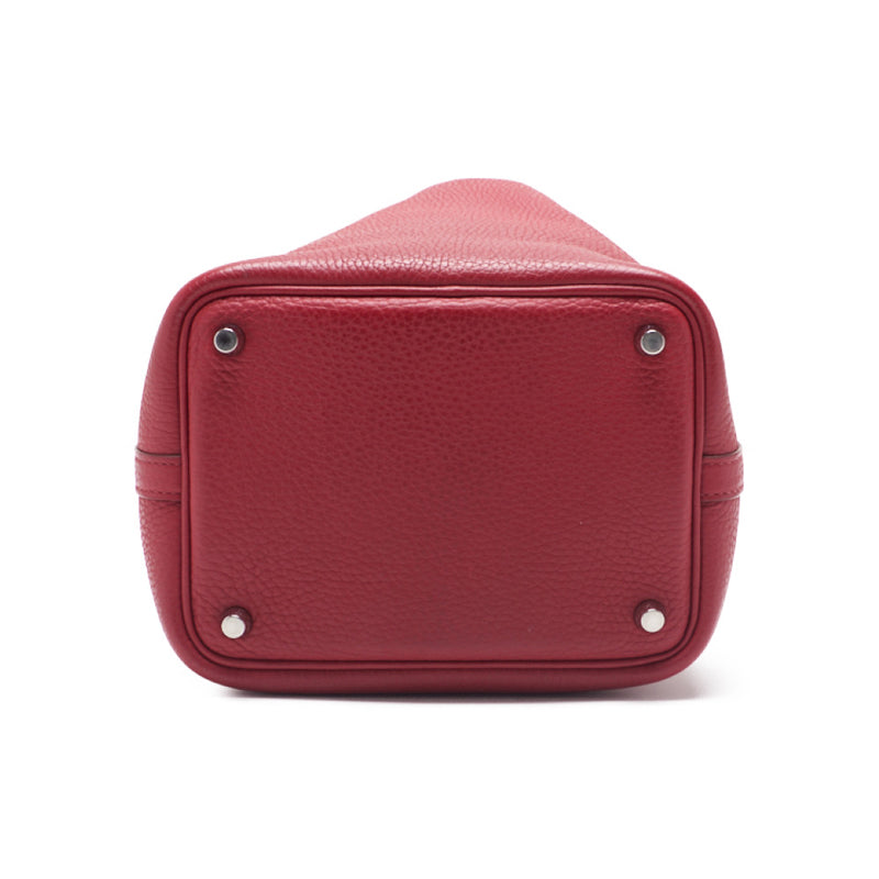 HERMES Picotin Lock PM Handbag Claimans Rouge Casaque Rouge Casaque Handbag Handbag Lady Handbags Lady Handbags Rouge Casaque Rouge Casaque Handbags Lady Handbags Lady Handbags