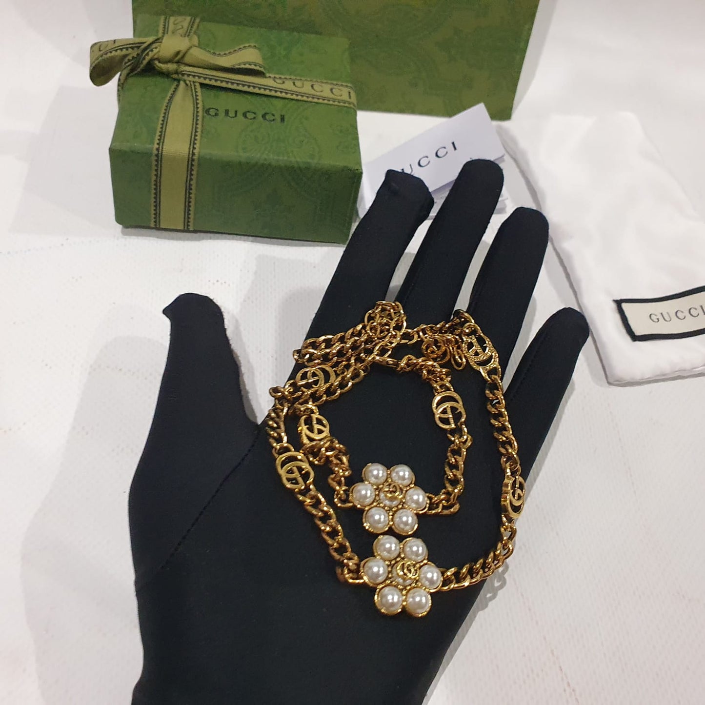Gucci Necklace and Bracelet