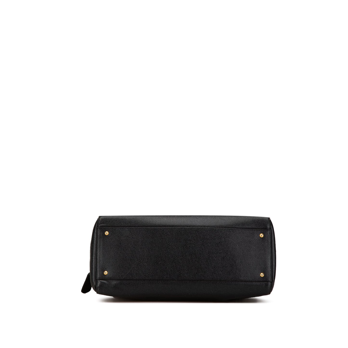 Black Chanel Caviar CC Shoulder Bag