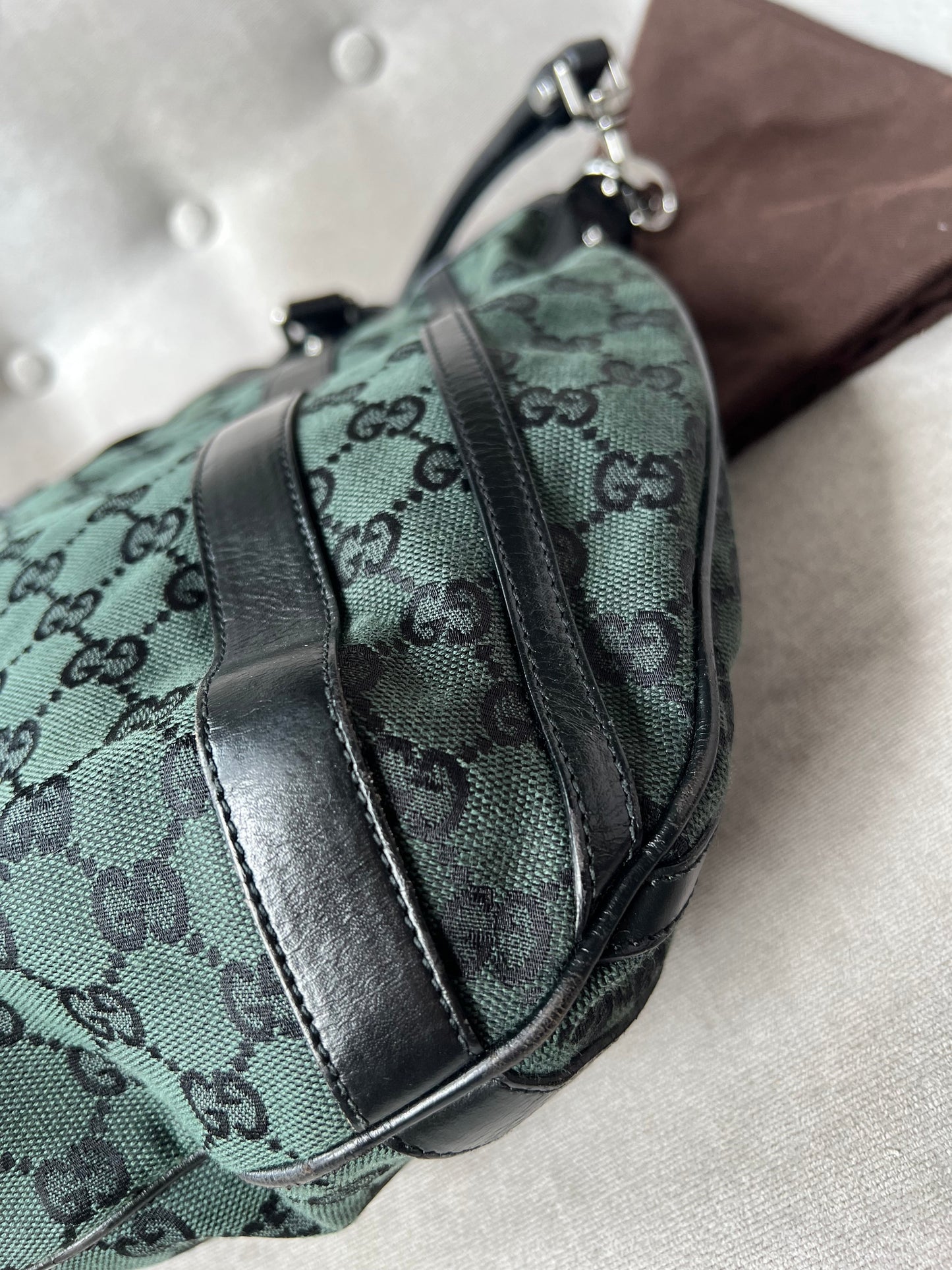 Gucci Abbey Convertible GG Canvas Tote